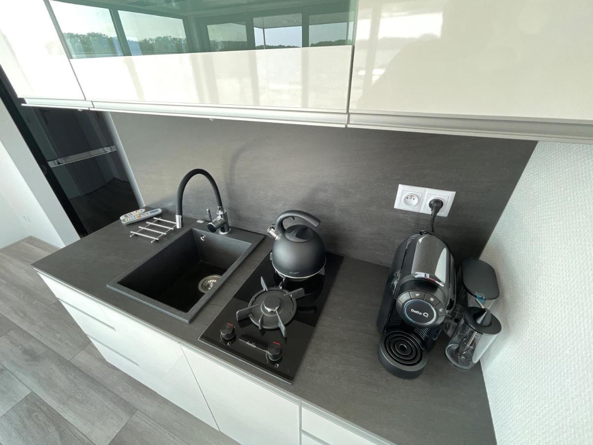 Boathousing - Apartament Na Wodzie, Dom Plywajacy, Lodz, Luksusowy Apartament Myślibórz Dış mekan fotoğraf
